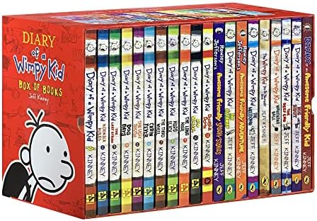 Jeff Kinney Diary of A Wimpy Kid Series Collection 1-21 Books